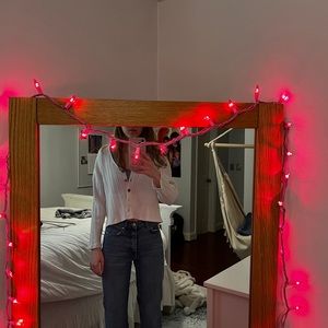 CREAM CROPPED BUTTON UP SWEATER, Brand: A fathers love, size S, 🍁fall staple